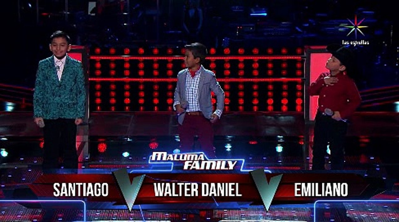 Santiago Sanchez, Emiliano Flores, Walter Daniel "Ya te perdi la fe" La Voz kids - Las Batallas