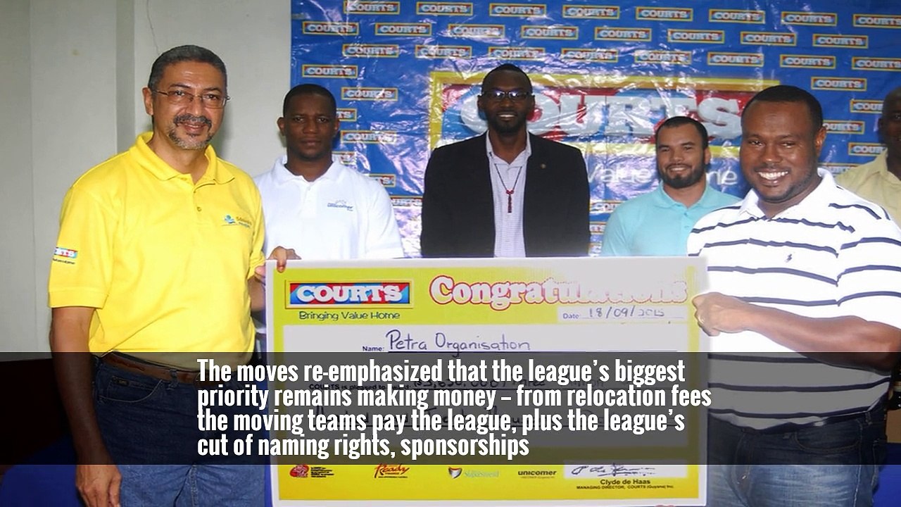 The moves re-emphasized that the league’s biggest priority remains making money — from relocation fees the moving teams pay the league, plus the league’s cut of naming rights, sponsorships