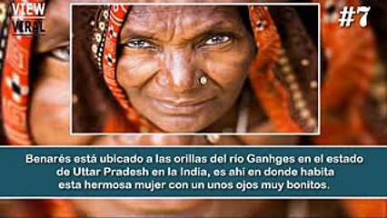 10 personas con los ojos más hermosos del mundo, nunca vi nada como la No. 3