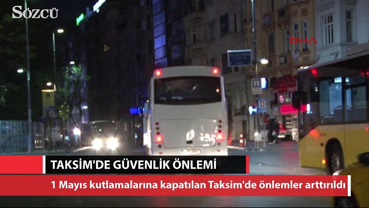 Taksim'de güvenlik önlemleri