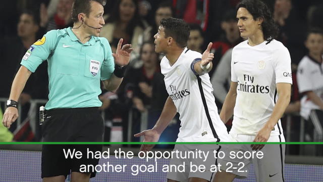 Emery feels nine-man PSG deserved more in Nice defeat
