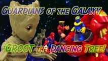 Guardians of the Galaxy Vol. 2 Giant Baby Groot Star-Lord Drax Spiderman Rocket Raccoon Fight Thanos-oAN0