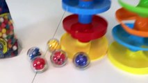 CANDY GUM BALLS WHIRL n GO Ball Tower for Kids Babies Toddlers Learn Colors with Toys ABC Surprises-h6AYa8