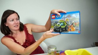 LEGO Toys Cars & HANDMADE VOLCANO! Lego City Truck and Toy Cars Games for kids in kids videos-VVg