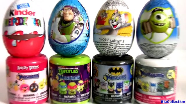 MASHEMS Toys Batman Joker Transformers Kinder Cars Toy Story Woody Monsters Inc. Huevos Sorpresa-Rnr0