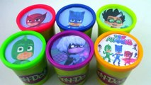 Learn Colors PJ MASKS Playdoh Cans Surprise Toys PJ MASKS Learning Colors Modeling Clay For Kids-Iu5KoC