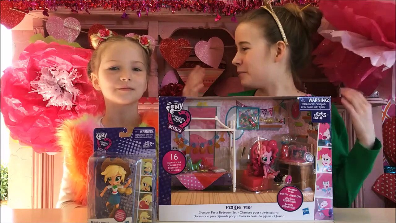 My Little Pony Equestria Girls Minis Pinkie Pie Apple Jack Playset Vinyl Figures Dolls MLP-WhgLy3YB_