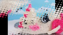 DIY How To Make Super Sparkle Glitter Shopkins Wendy Wedding Cake With Play Doh-ELNOvJI