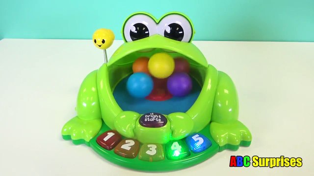 Learn COLORS & Counting Numbers Preschool Toys for Kids Pop Giggle Pond Pal Frog ABC Surprises-OcFFn