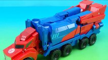 OPTIMUS PRIME ROBOTS IN DISGUISE 3-STEP CHANGER TOY VIDEO-eXwGq