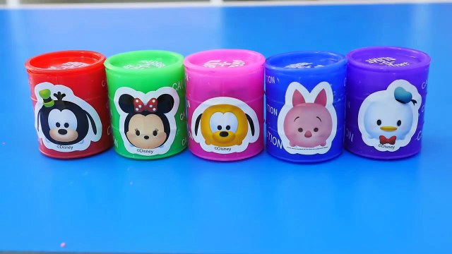 Colors Slime Tsum Tsum Learn colors Finger Family PEPPA PIG & Play Doh Nursery Rhymes Kids-ENajYQwU