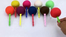 Learn Colors & Number From One To Nine Play Dough Lollipops  Animal Vehicles Molds Fun for Kids-qYb9u