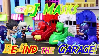 PJ Masks Lock N Roll Rescue Garage Find Superheroes with Color Learning Searching Catboy and Owlette-T8