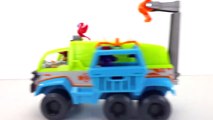 PAW PATROL JUNGLE RESCUE PAW TERRAIN VEHICLE - RYDER SAVES CHASE AND ZUMA FROM MANDY-dkX1DE