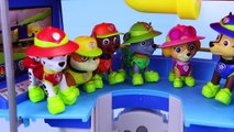 Paw Patrol Kidnapped and Jailed Caged Saved by Ryder and Robo Dog with Big Rig Robot Semi-Truck-YAX