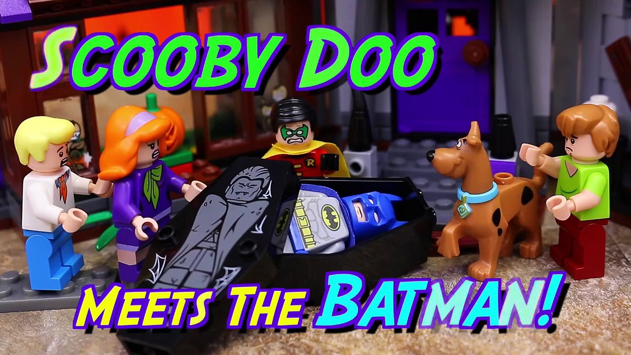 Scooby Doo Lego Mystery Mansion Finds Robin and Batman Legos with Shaggy Freddy Daphne and Velma-3igMb5R