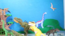 Jurassic World Dinosaur Toys Shooting CHALLENGE _ Dino Bots Robot Blaster Gun Toy Review-TSOrPB
