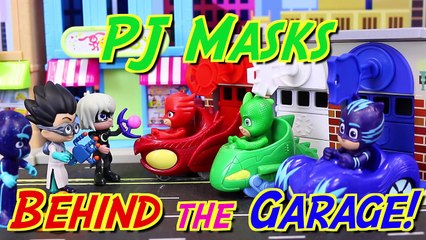 PJ Masks Lock N Roll Rescue Garage Find Superheroes with Color Learning Searching Catboy and Owlette-T81