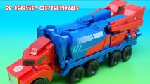 OPTIMUS PRIME ROBOTS IN DISGUISE 3-STEP CHANGER TOY VIDEO-e