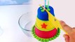 Rainbow Kinetic Sand DIY How to make Colors Kinetic Sand Cake! Birthday Cake Play Sand-TjNoFd