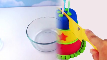 Rainbow Kinetic Sand DIY How to make Colors Kinetic Sand Cake! Birthday Cake Play Sand-T