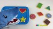 PET SHARK Eats Cookies Learn Shapes with Baking Cookies Toy Playset for Kids ABC Surprises-EzpL6lY