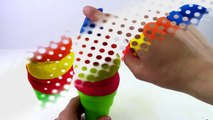 DIY Make Colors Kinetic Sand Ice Cream Cone Icecream Rainbow Learning Colors Ice Cream Molds-unMgIb