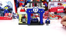 NEW TRANSFORMERS RESCUE BOTS EPISODE GRIFFIN ROCK POLICE STATION GARAGE AND CHASE THE POLICE BOT-A1fEF