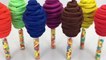 DORAEMON Play Doh Lollipop Candy Surprise Toys Spiderman Batman Hulk Learn Colors for Kids-XT3T