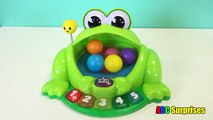 Learn COLORS & Counting Numbers Preschool Toys for Kids Pop Giggle Pond Pal Frog ABC Surprises-OcFF