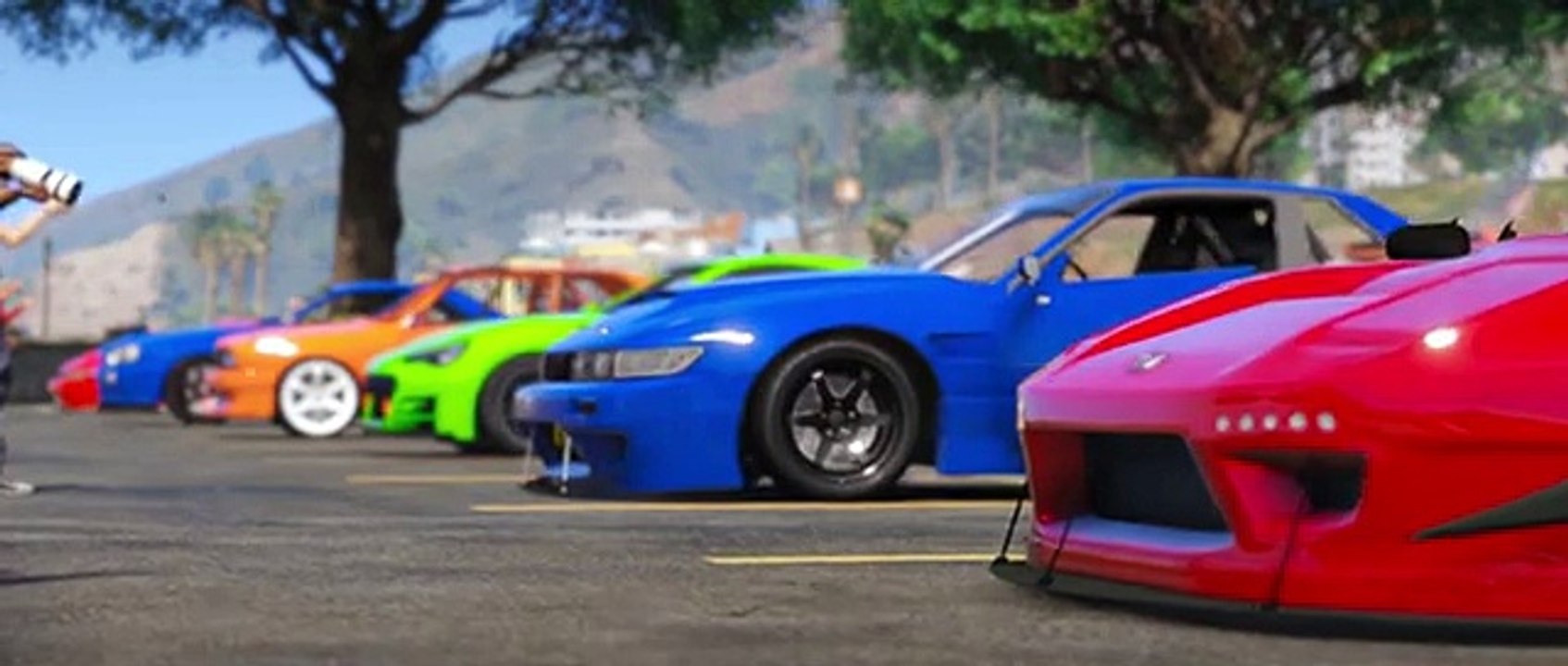 GTA 5 - The JDM Drifters Car Meet - GTA V PC Editor