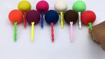 Learn Colors & Number From One To Nine Play Dough Lollipops  Animal Vehicles Molds Fun for Kids-qYb9uOc6