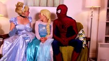 Frozen Elsa Turns into a BAD BABY! w_ Spiderman Pink Spidergirl Joker Anna! Funny Superhero Video  -)-xWa6i