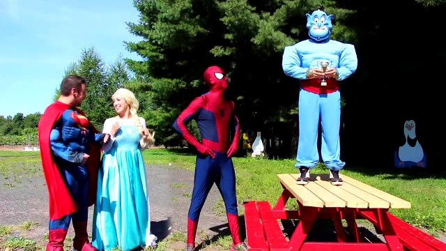 Is Frozen Elsa OK! w_ Spiderman Joker Bad Baby Maleficent Pink Spidergirl Superman! Superhero Fun-__2pk