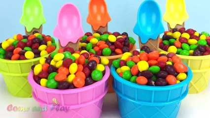 Skittles Candy Ice Cream Surprise Toys Learn Colors Play Doh Strawberry Pooh Bear Peppa Pig Elephant-8_5X