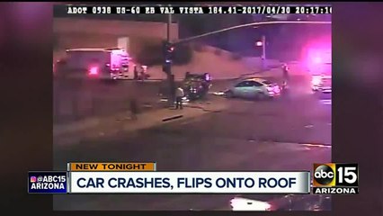 Rollover crash near US60 in Mesa