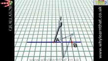 How to draw a perpendicular to a line from a point on the line--H8Yf