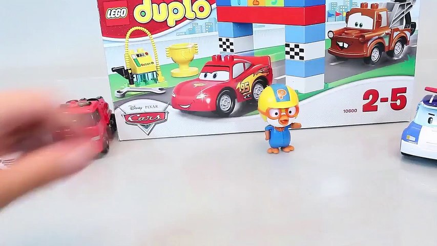 Disney Cars Lego Duplo Lightning McQueen Mater Play Doh Toy Surprise Toys-Px8