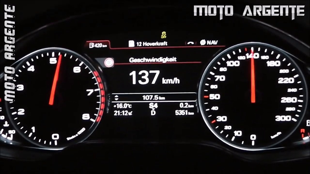 Audi A8 L W12 6.3 500 Accélération 0 à 200 kmh