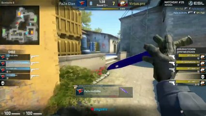 CSGO: Byali insane pistol 1v4 vs Faze