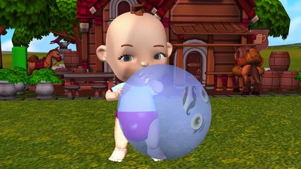 Baby Finger Family Song for Learning Colors - Baby Popping balloon Songs for Kids