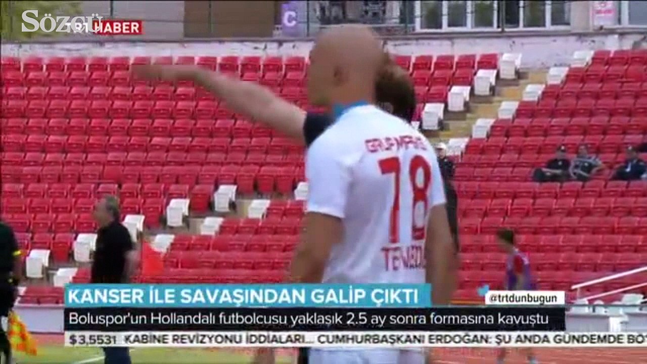 Hollandalı futbolcu kanseri yendi sahalara döndü