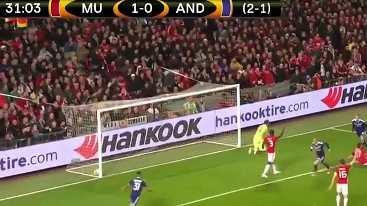 أهداف مباراة مانشستر يونايتد و أندرلخت 1-2 -- تعليق اجنبي -- الدورى الاوربي HD
