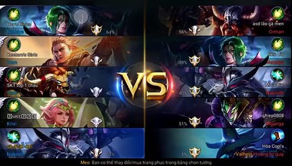 Liên Quân Mobile- Cày nát team địch với NaKroth rank gỗ đoàn- Pentakill