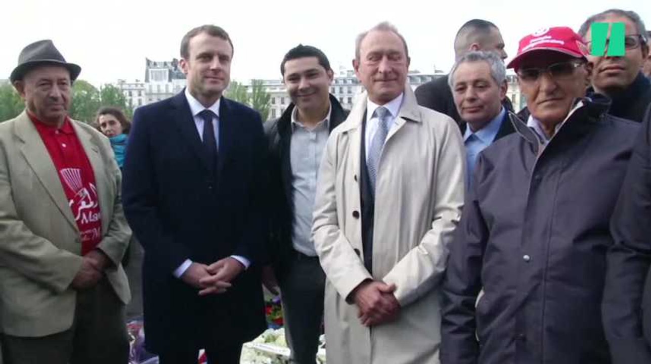 Les images de l'hommage de Macron à Brahim Bouarram, assassiné par des militants d'extrême droite en 1995