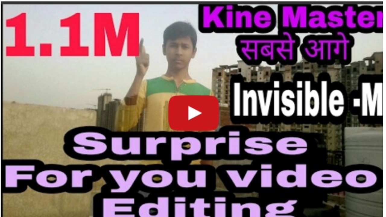 Invisible effect with kine master