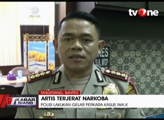 Polisi Lakukan Gelar Perkara Kasus Kepemilikan Narkoba Iwa K