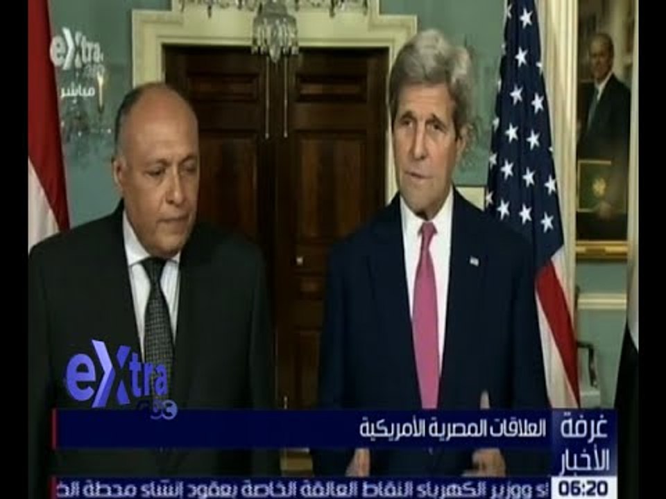 غرفة الاخبار | وزير الخارجية سامح شكرى يجتمع ونظيره الامريكى لبحث أخر التطورات والعلاقات المشتركة