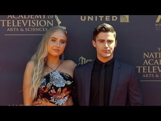 Veronica Dunne and Max Ehrich 2017 Daytime Emmy Awards Red Carpet