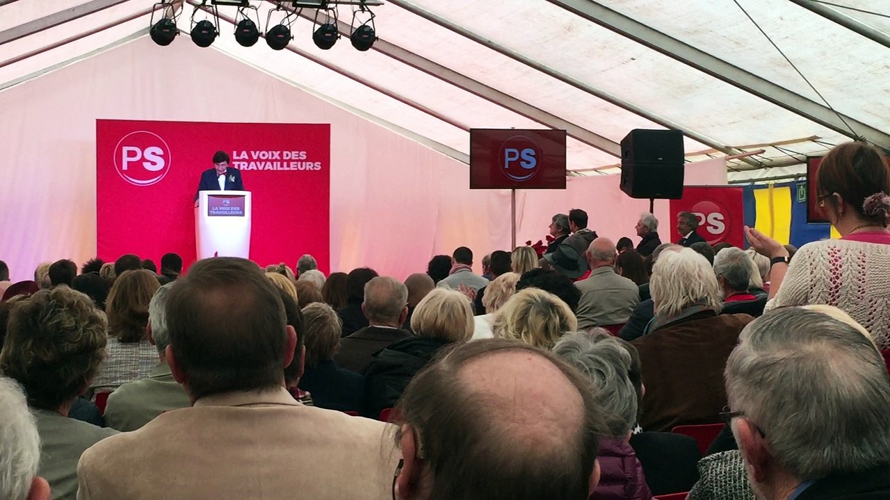 Fin du discours d'Elio Di Rupo à Baudour